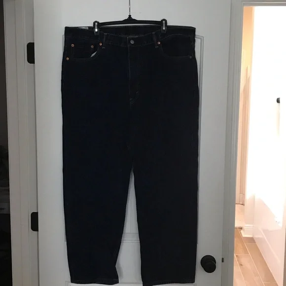 Levi's Men's Dark Blue Relaxed Jeans - Picture 2 of 2